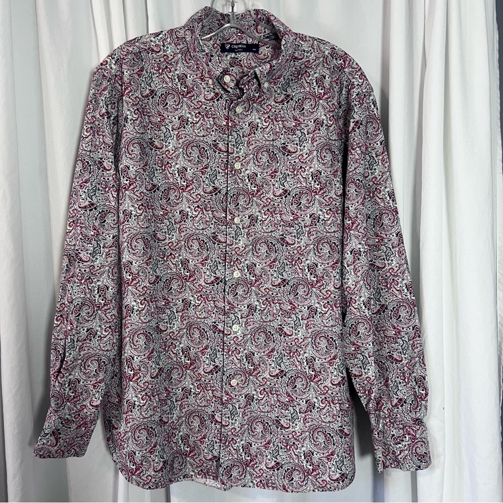 Cremieux Classics Paisley Print Men's Button Down Shirt